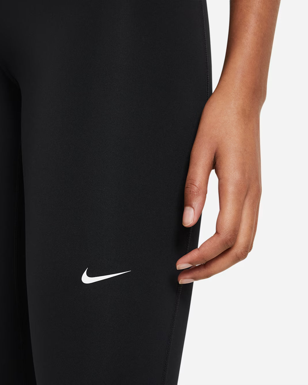 Nike Pro Women's Mid-Rise Mesh-Paneled Leggings