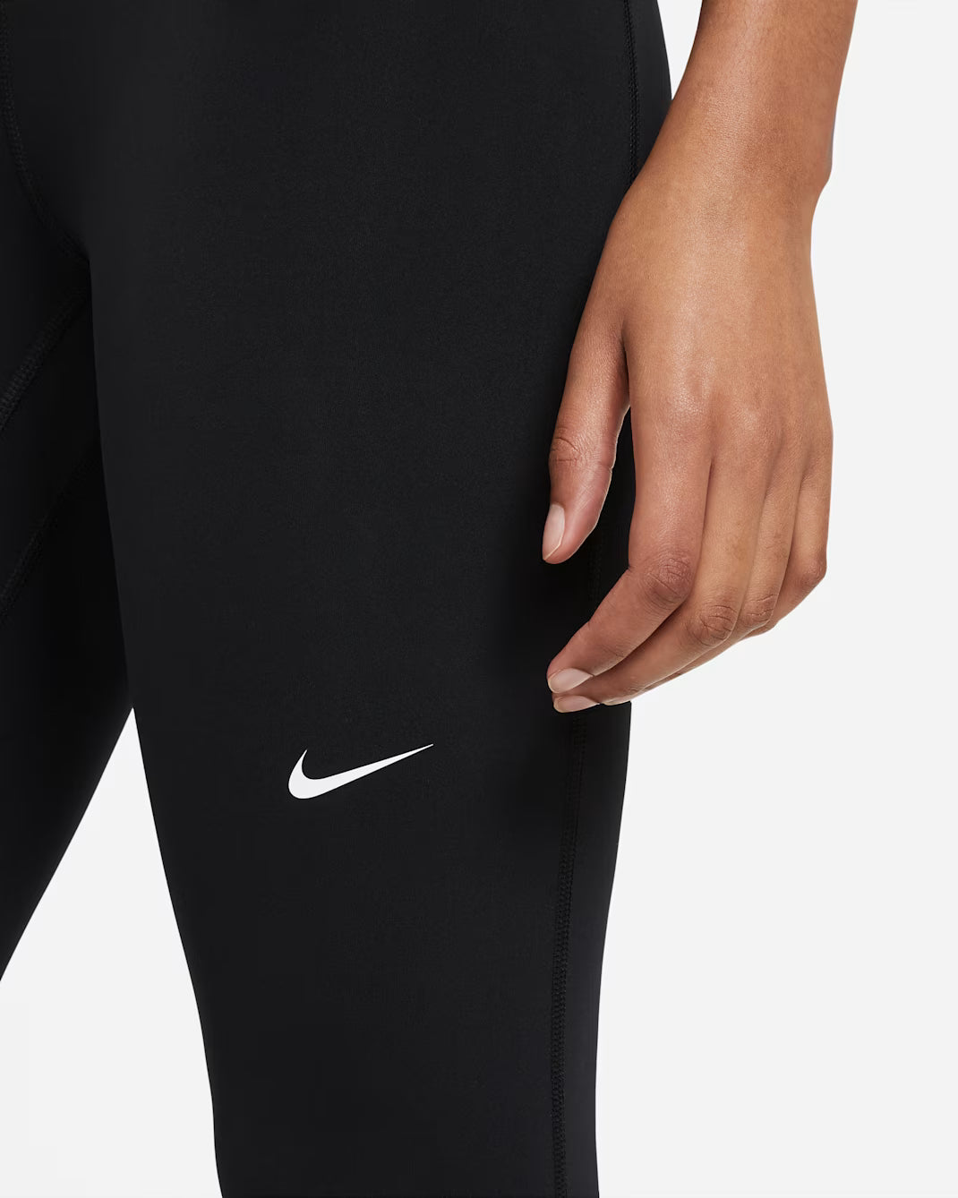 Nike Pro Women's Mid-Rise Crop Mesh-Panel Leggings